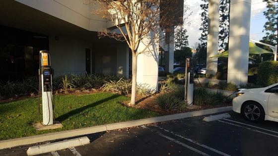 EV charger at Crown Capital Securities