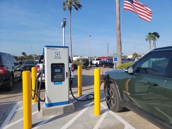 EV charger at AutoNation Ford Corpus Christi