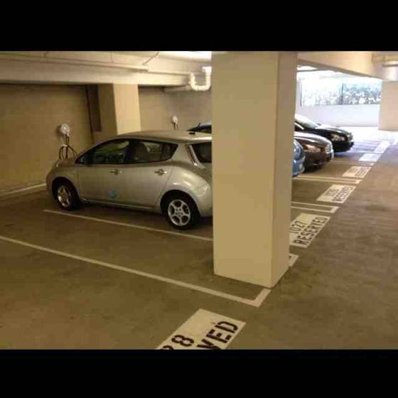 EV charger at Pacifica Office Building