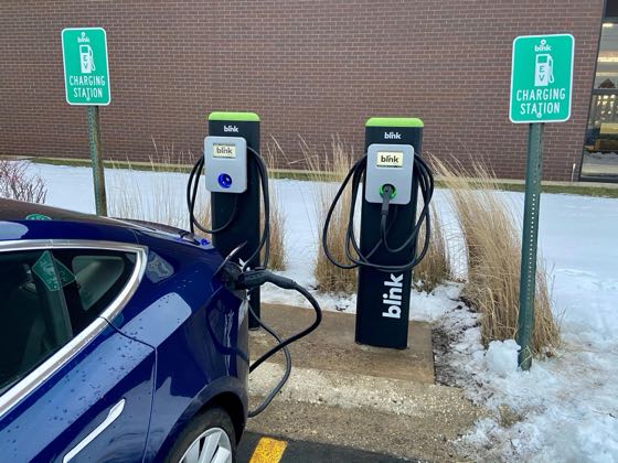 EV charger at The RDI Group