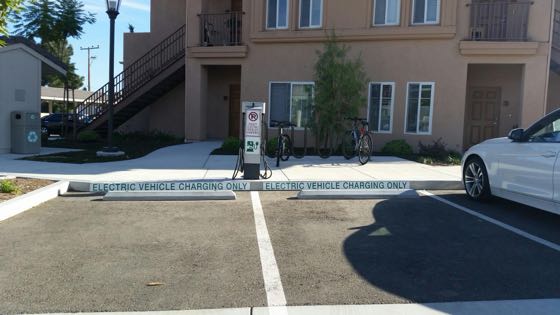 EV charger at Willow Springs